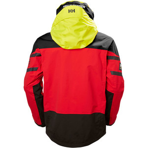2020 Helly Hansen Mens Skagen Offshore Jacket & Trouser Combi Set HHMSKN - Red / Ebony
